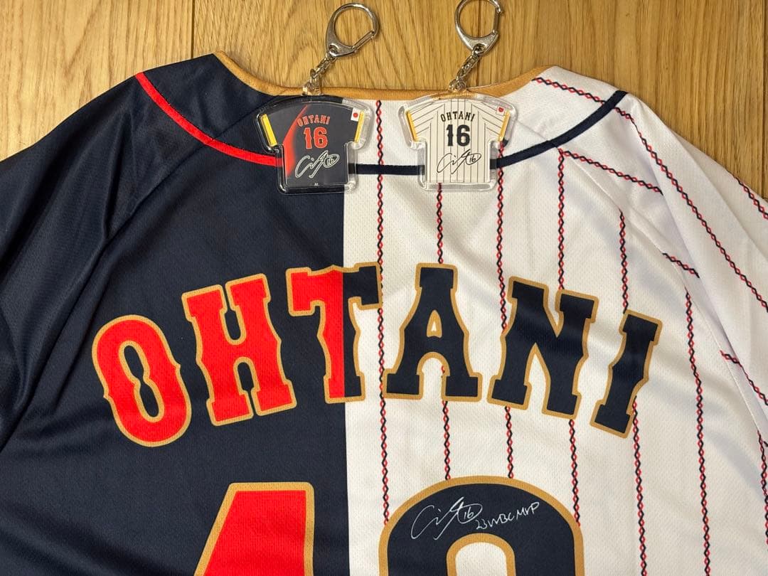 ⭐️大人気WBCミックス仕様⭐️非売品 大谷翔平 日本代表サインユニフォーム＆キー