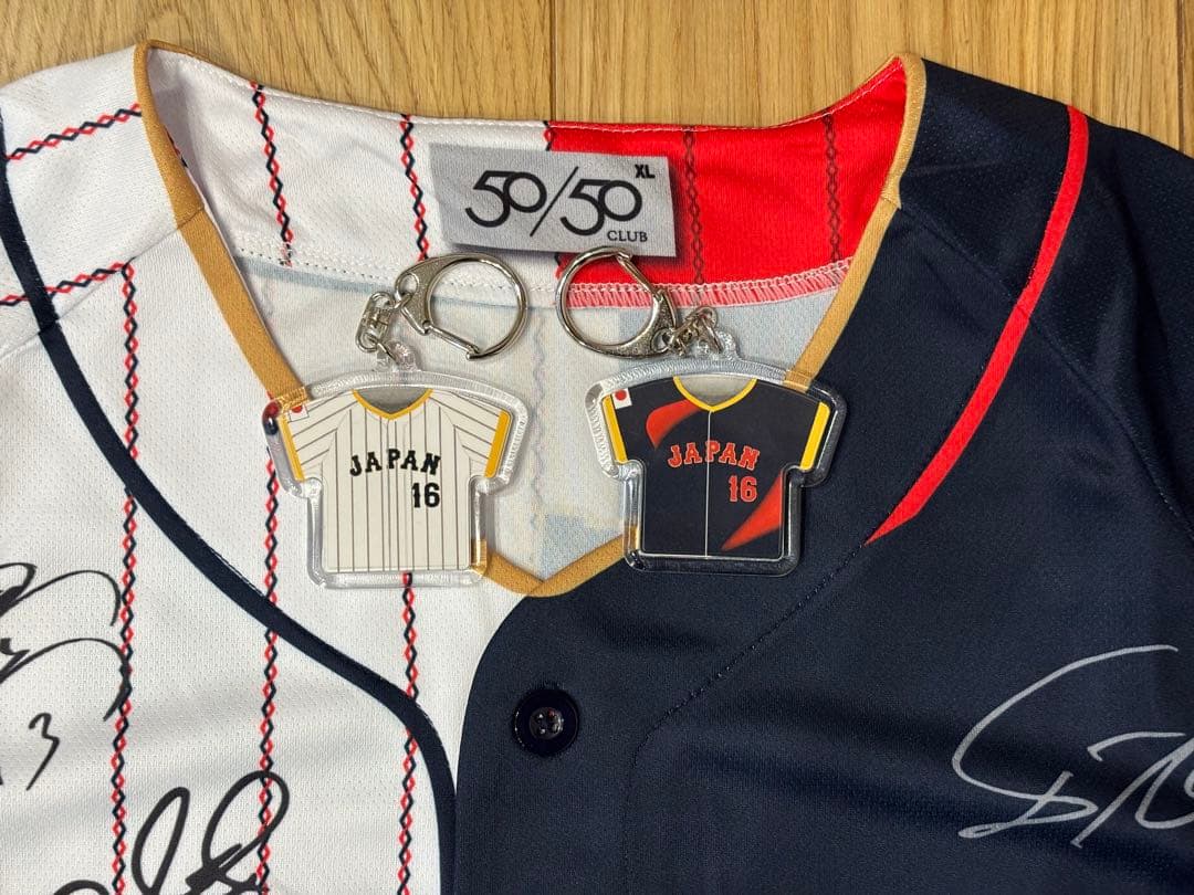⭐️大人気WBCミックス仕様⭐️非売品 大谷翔平 日本代表サインユニフォーム＆キー