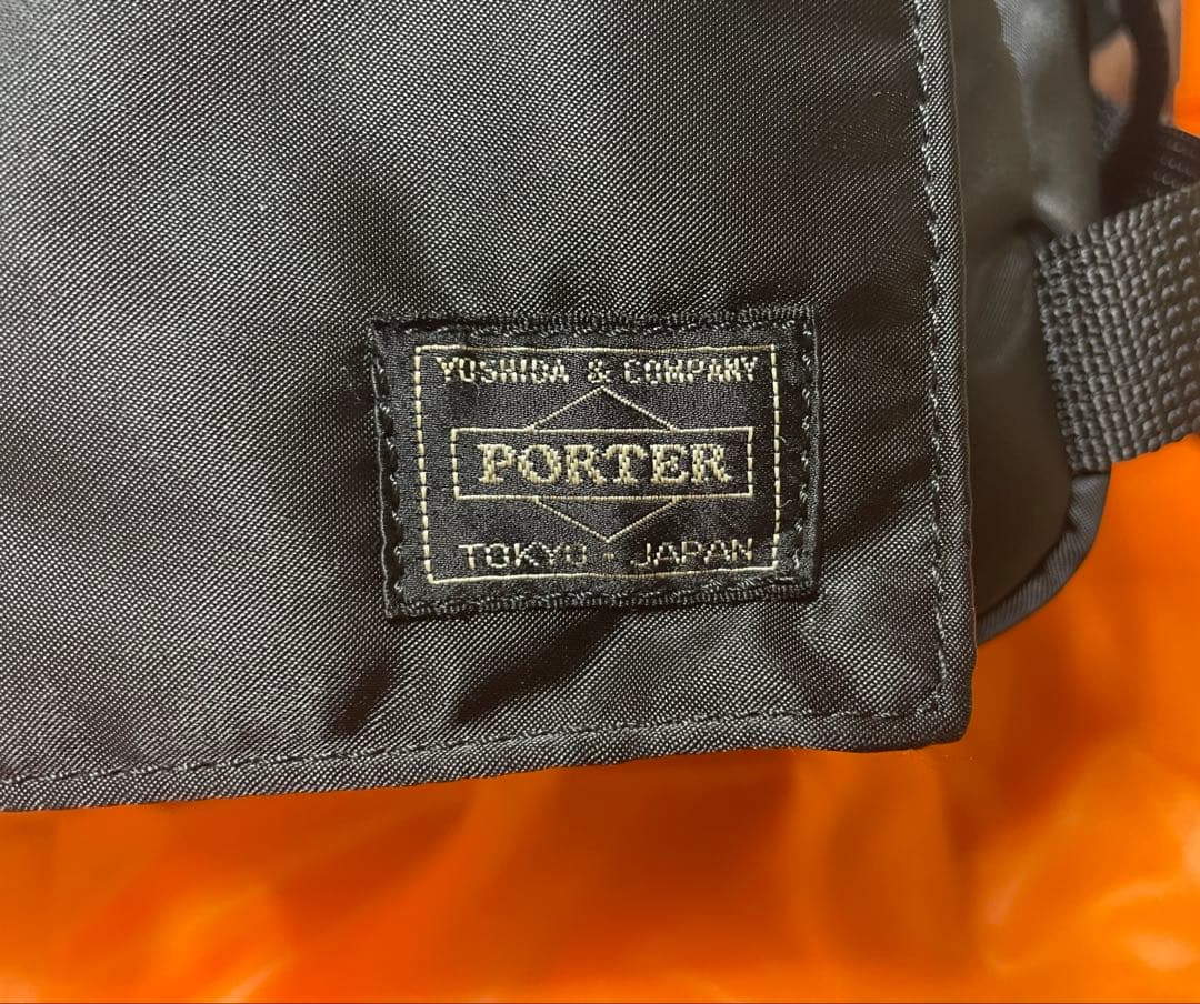 【未使用級】PORTER ポーター タンカー　ウエストバック ブラック