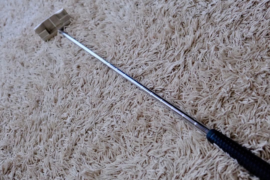 34インチ　軟鉄センターシャフトパター　グリップ新品