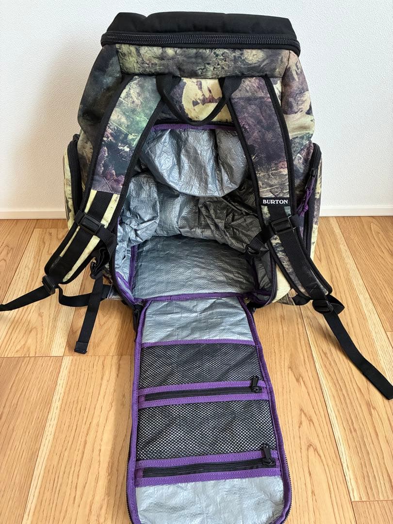 美品】BURTON バートン カモフラージュ バックパック ブーツパック