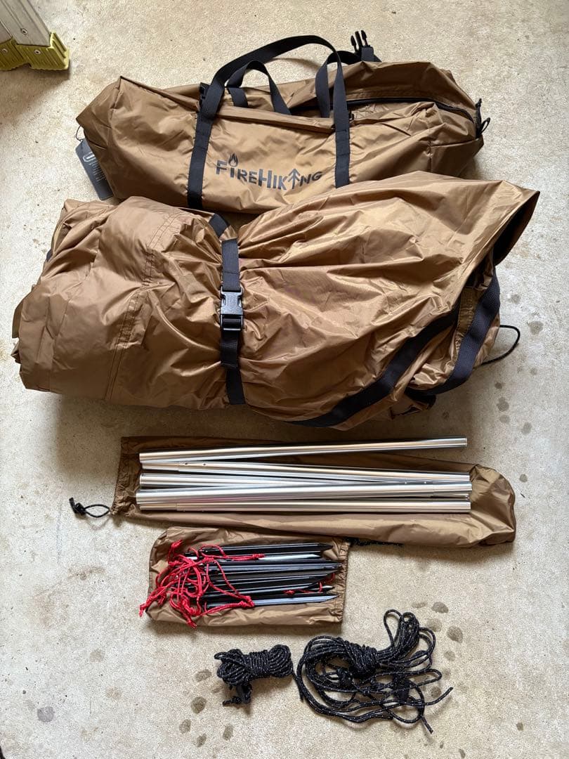 ファイヤーハイキング　ロッジ型ワンポールテント　firehiking