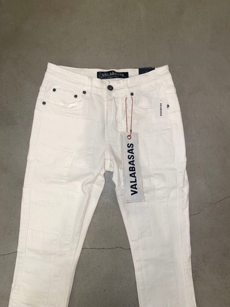 VALABASAS バラバサス ホワイト フレアデニム 28 新品未使用 - メルカリ