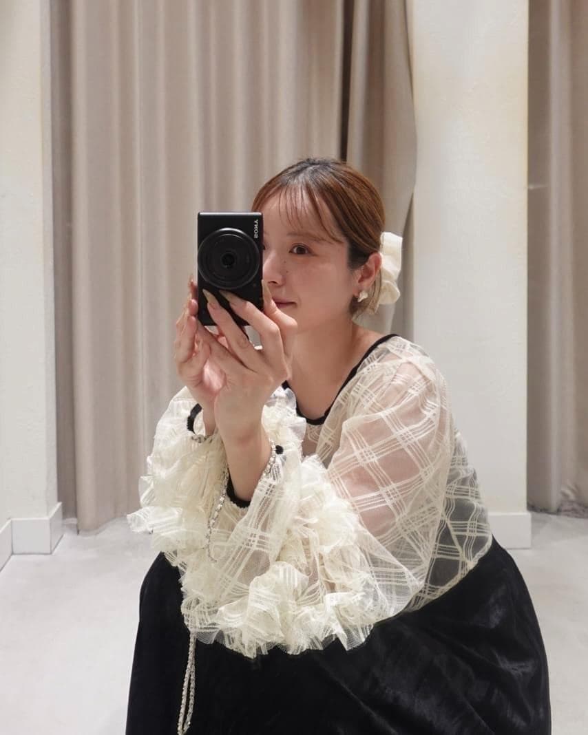 0 新品 カスタネ 結婚式 オケージョン シアーチェック×ベロアワンピースSET