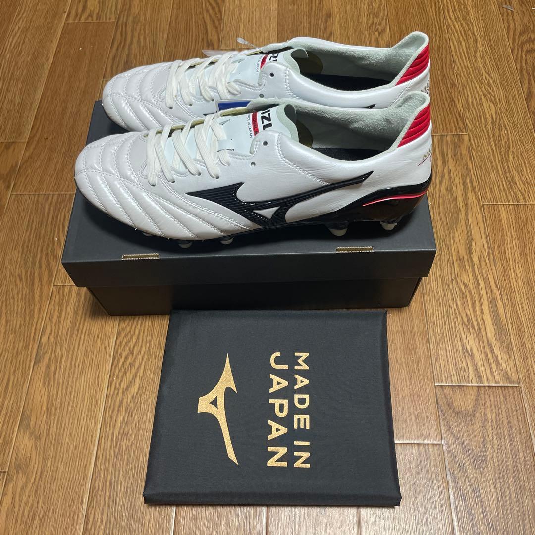 【新品】 ミズノ モレリア NEO 2 MIX ホワイト×ブラック 27.0cm
