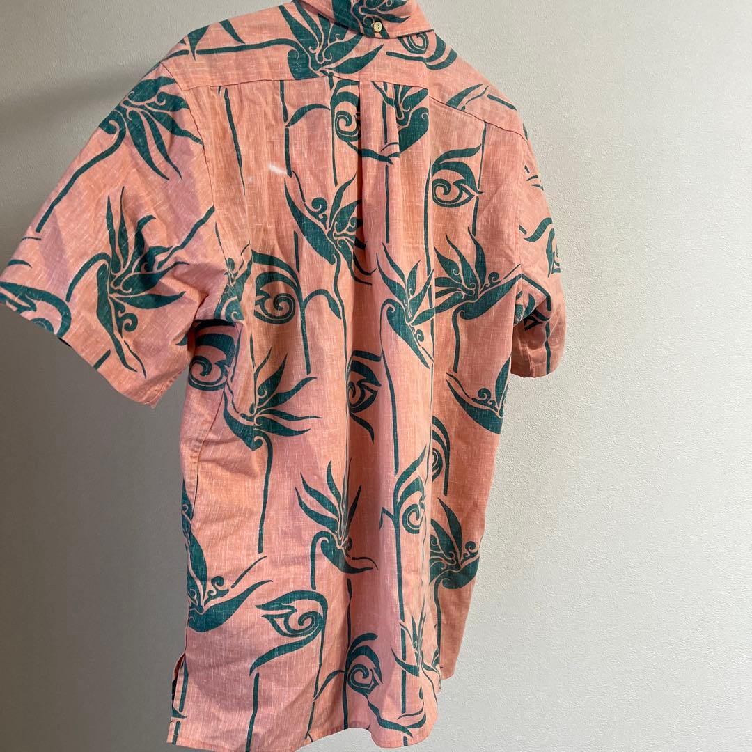 alfred Shaheen アロハシャツ 半袖 ピンク