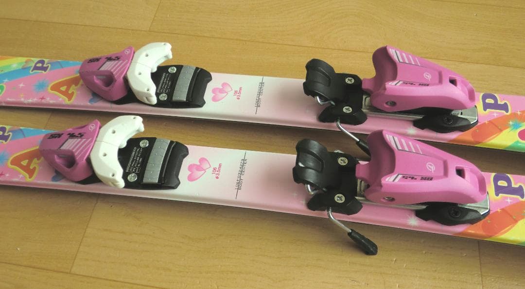 ■1月限定■送料無料■KAZAMA■子供用スキーセット■板106靴21■WAX■