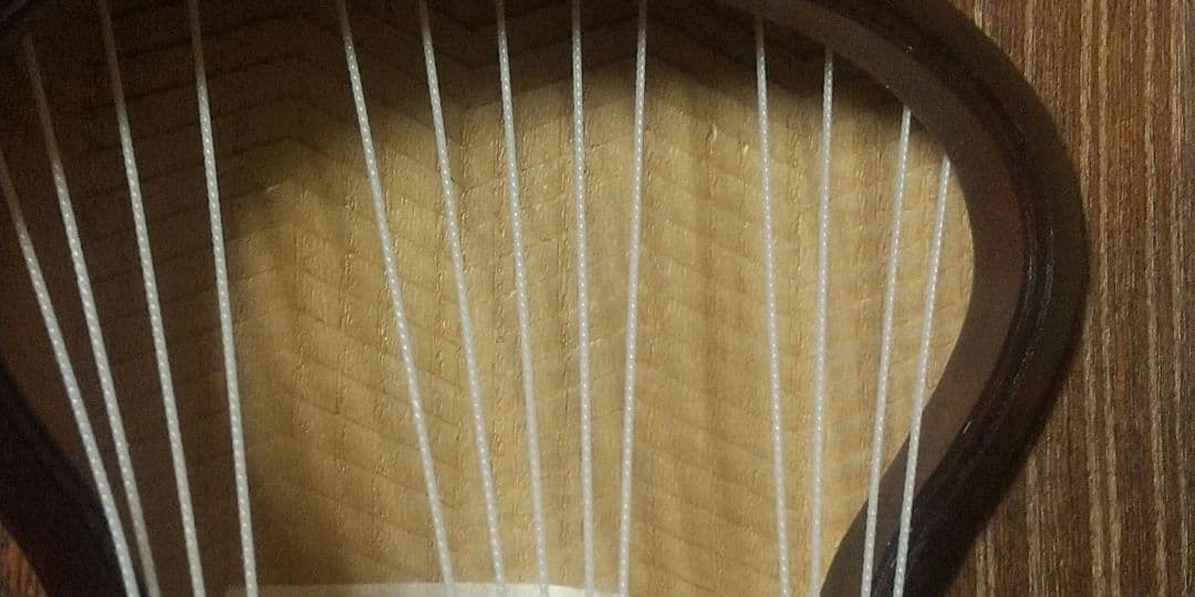 お琴 13弦 綾杉彫り くり甲 ケース付き