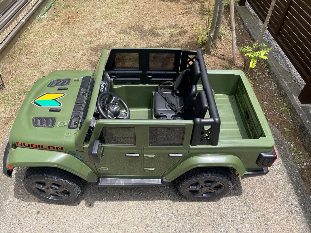 「引き取り希望」　子供用電動自動車　Jeepルビコン　コストコ　ジープ