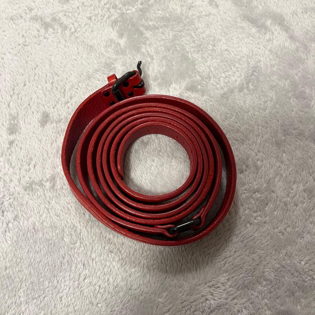 DRESSEDUNDRESSED レザーロングベルト