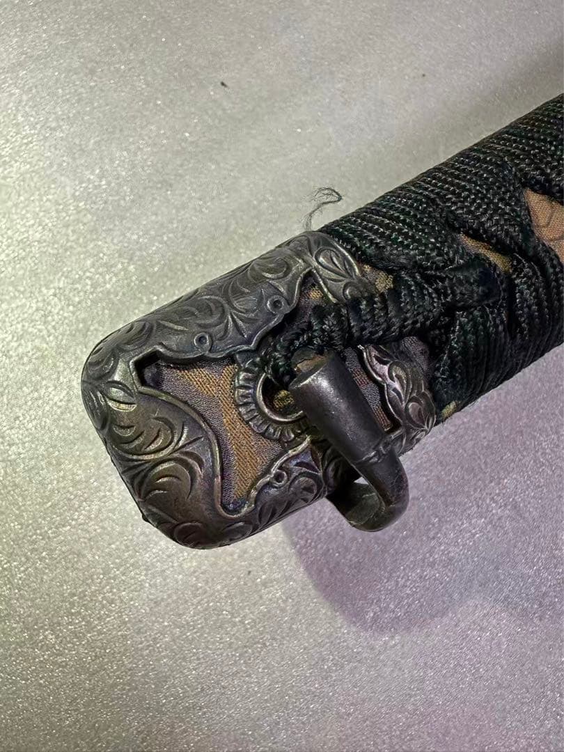 美品 模造刀 大太刀 飾り太刀 陣太刀 鞘付き全長約121cm 11O