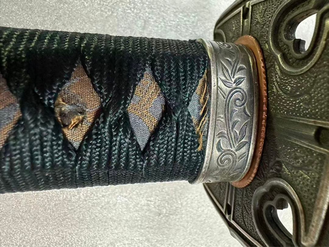 美品 模造刀 大太刀 飾り太刀 陣太刀 鞘付き全長約121cm 11O