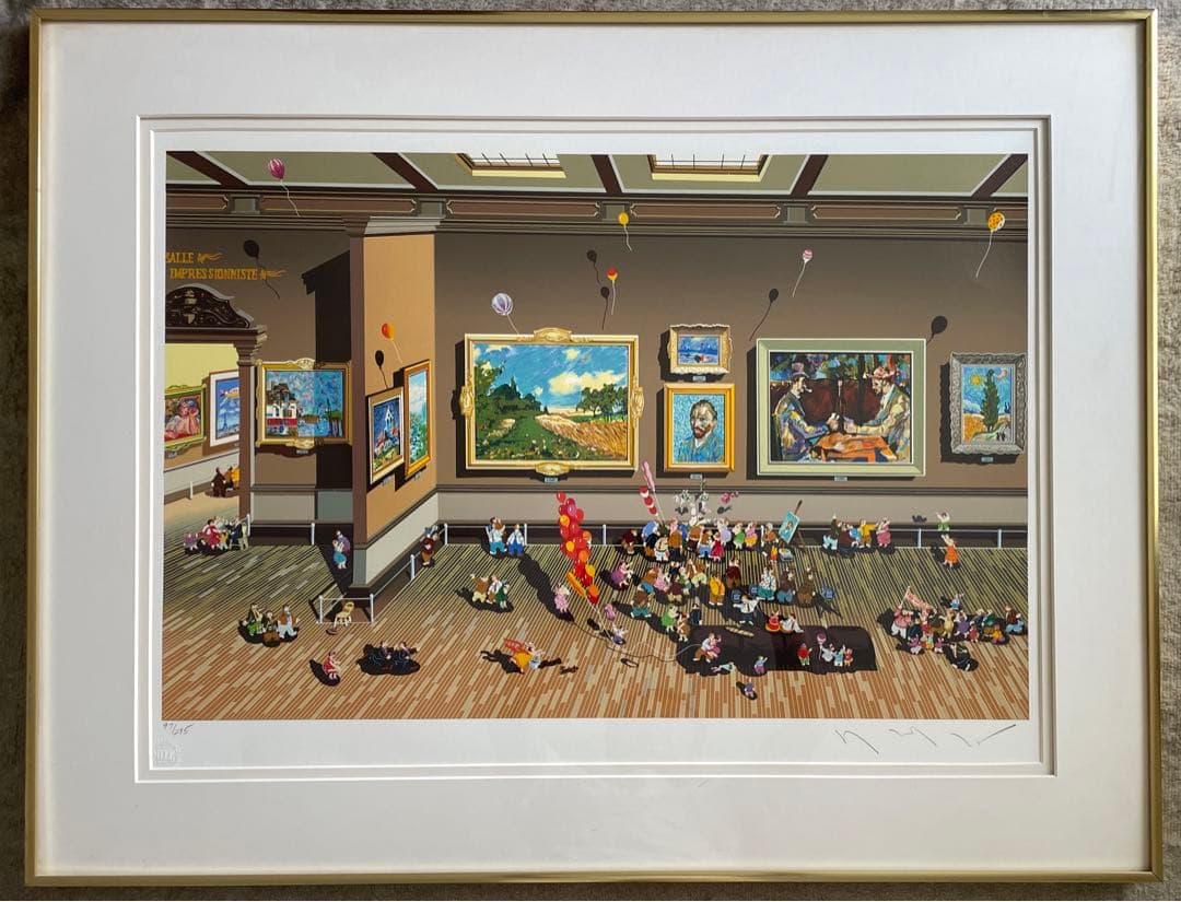 ヒロヤマガタ シルクスクリーン額 ゴッホギャラリー - メルカリ