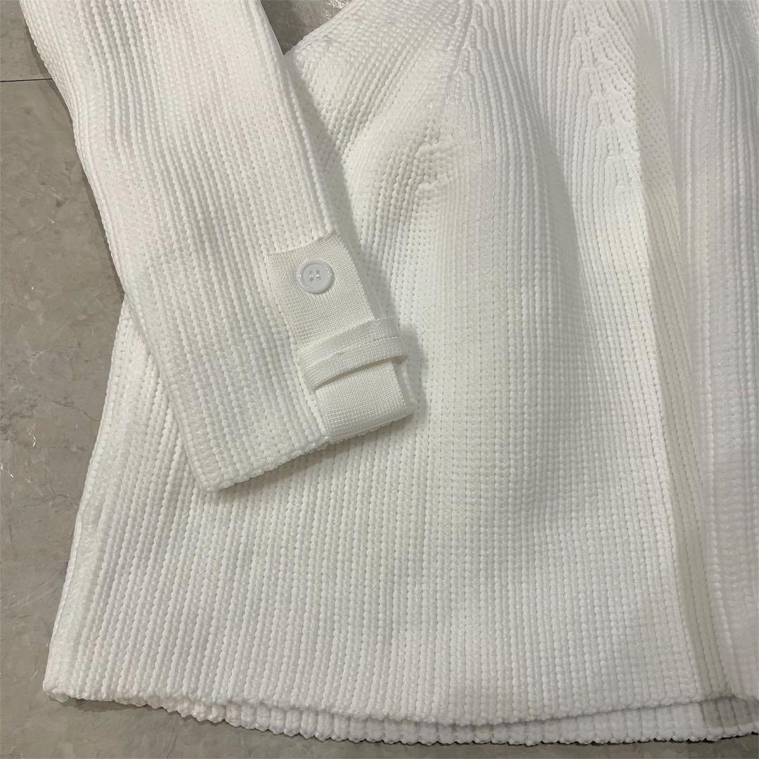 【新品未使用】Bibiy. リブ編み長袖ニットワンピース ホワイト