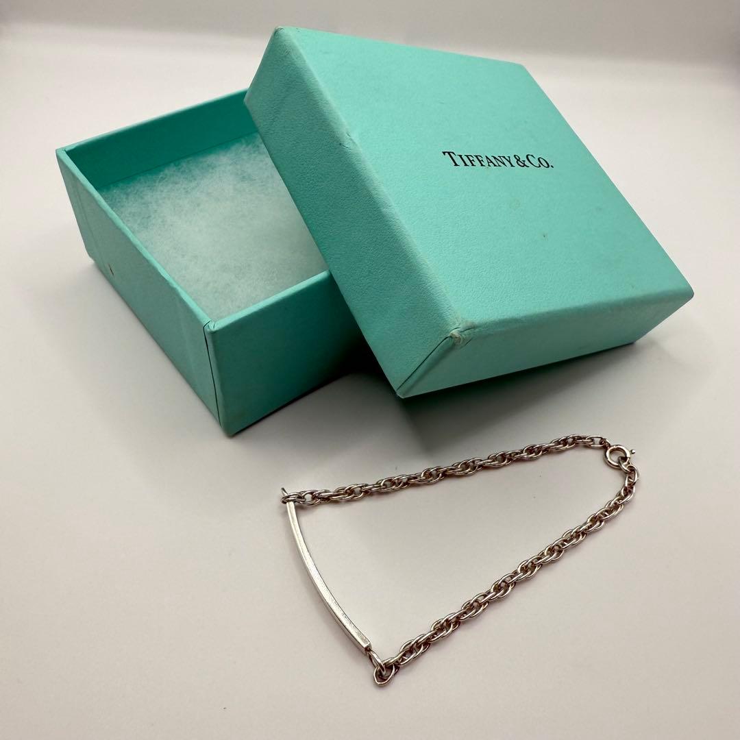 【訳あり品】 ティファニー ID プレート ブレスレット チェーン シルバー