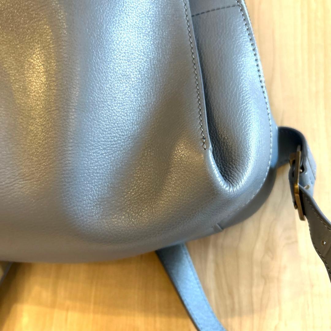 人気色⭐︎マザーハウス カゼマトウ バックパック M サックスブルー