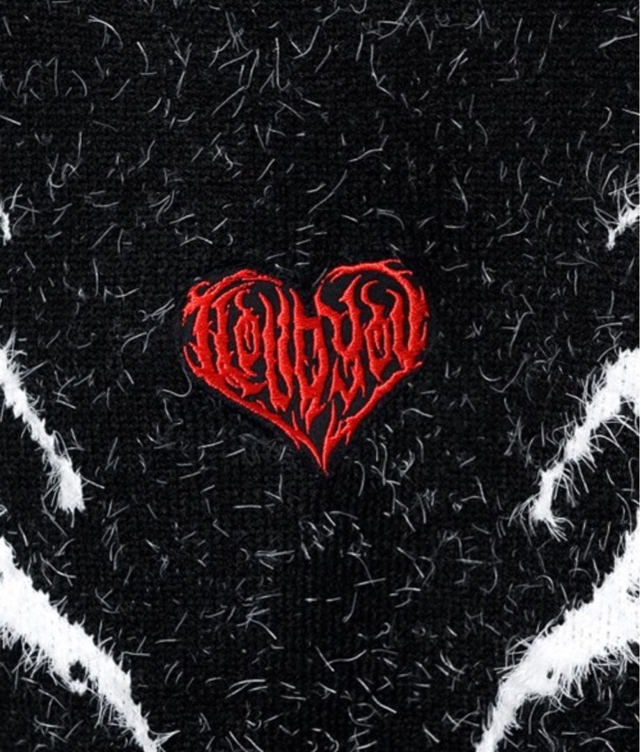 BACKSTAGE PASS X-ray-KNITフェザーモール ニット