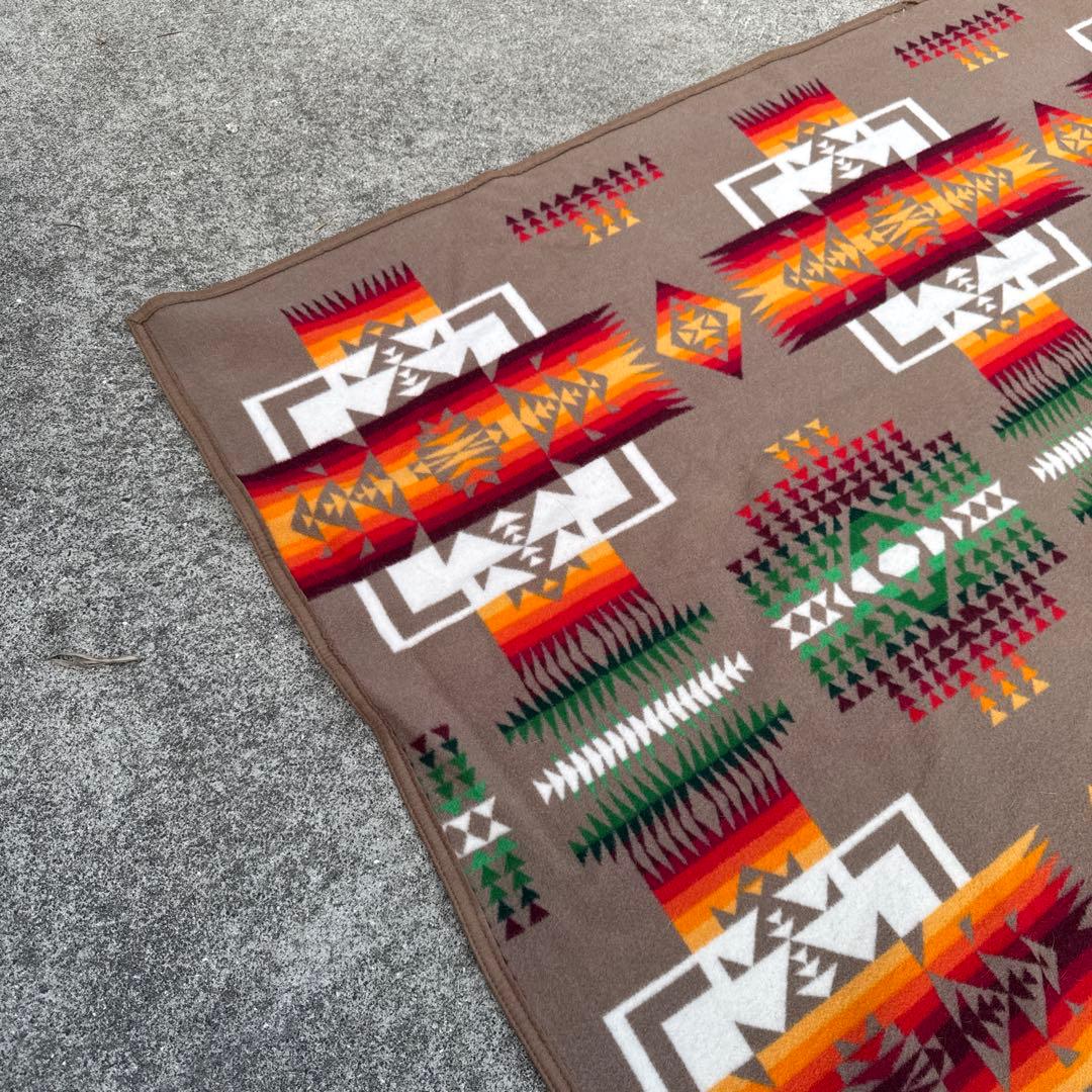 大判　195x166 ペンドルトン　ウール　ブランケット　訳あり　アメリカ製