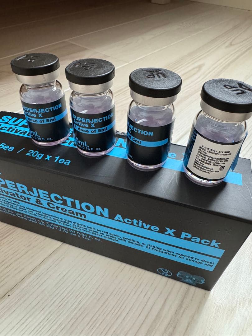 SUPERJECTION Exoroid & Active X Pack 4個