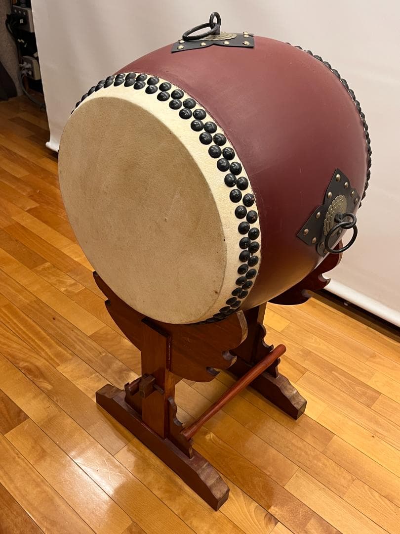 中型和太鼓 木製スタンド付き