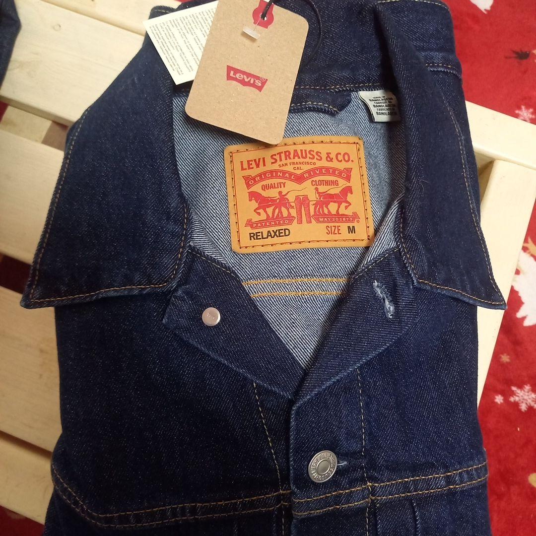 リーバイス 2ND トラッカーJKT M 501 セットアップ 濃紺 W32