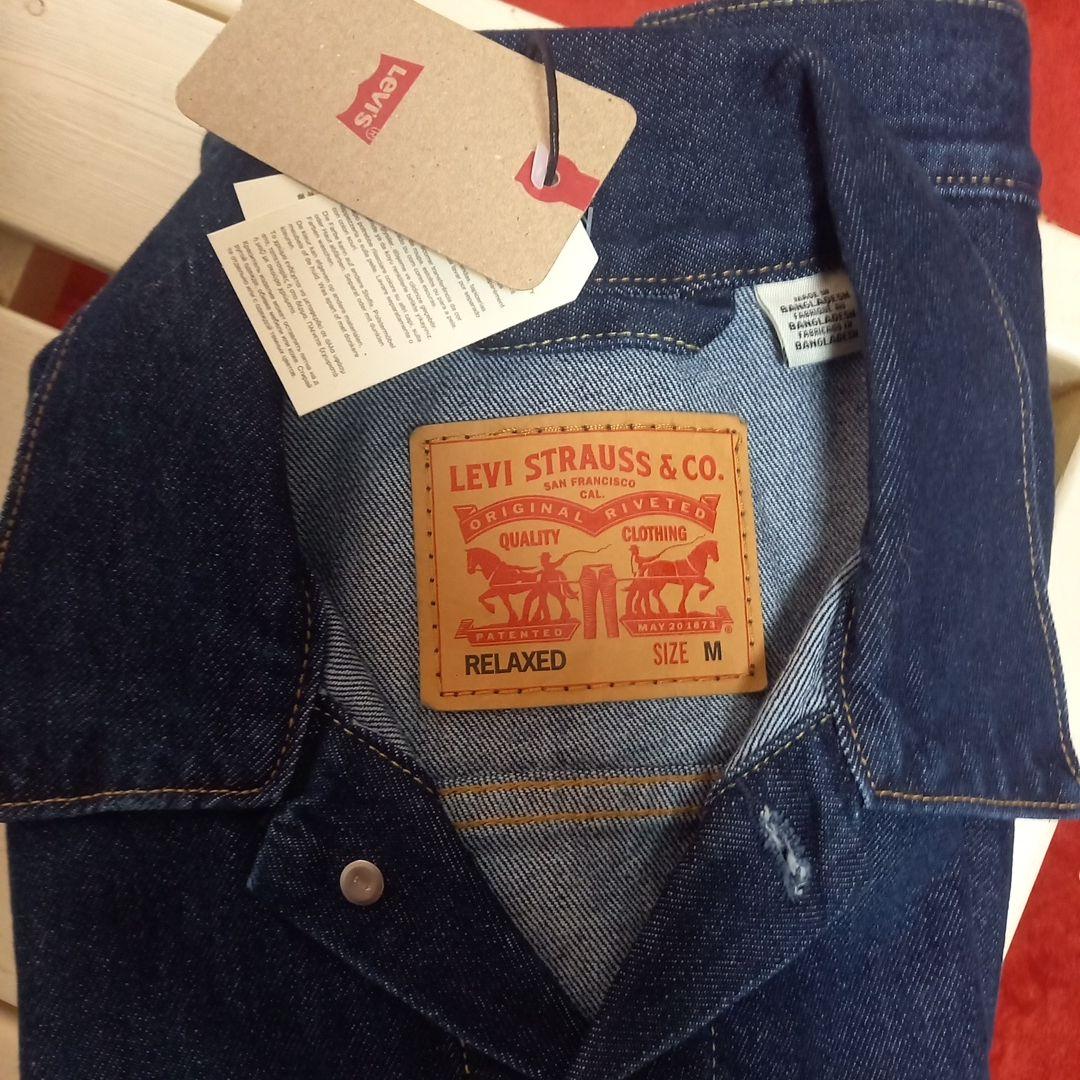 リーバイス 2ND トラッカーJKT M 501 セットアップ 濃紺 W32