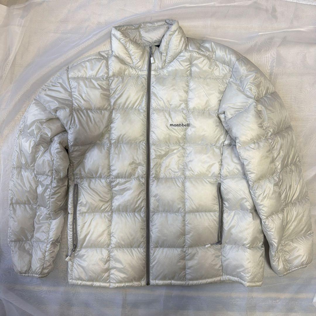 montbell スペリオダウンジャケット ライトグレー - メルカリ