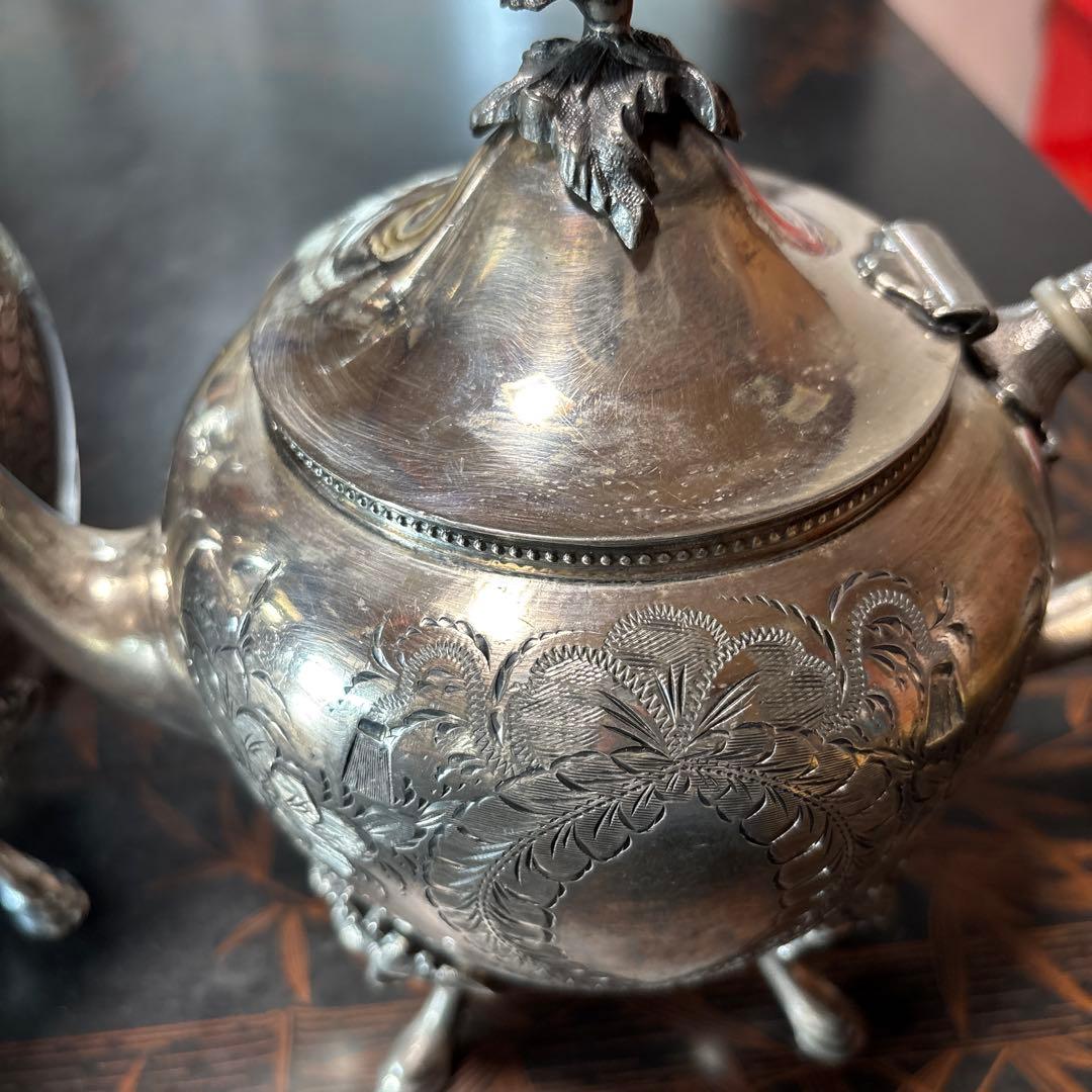 銀メッキ ティーポット