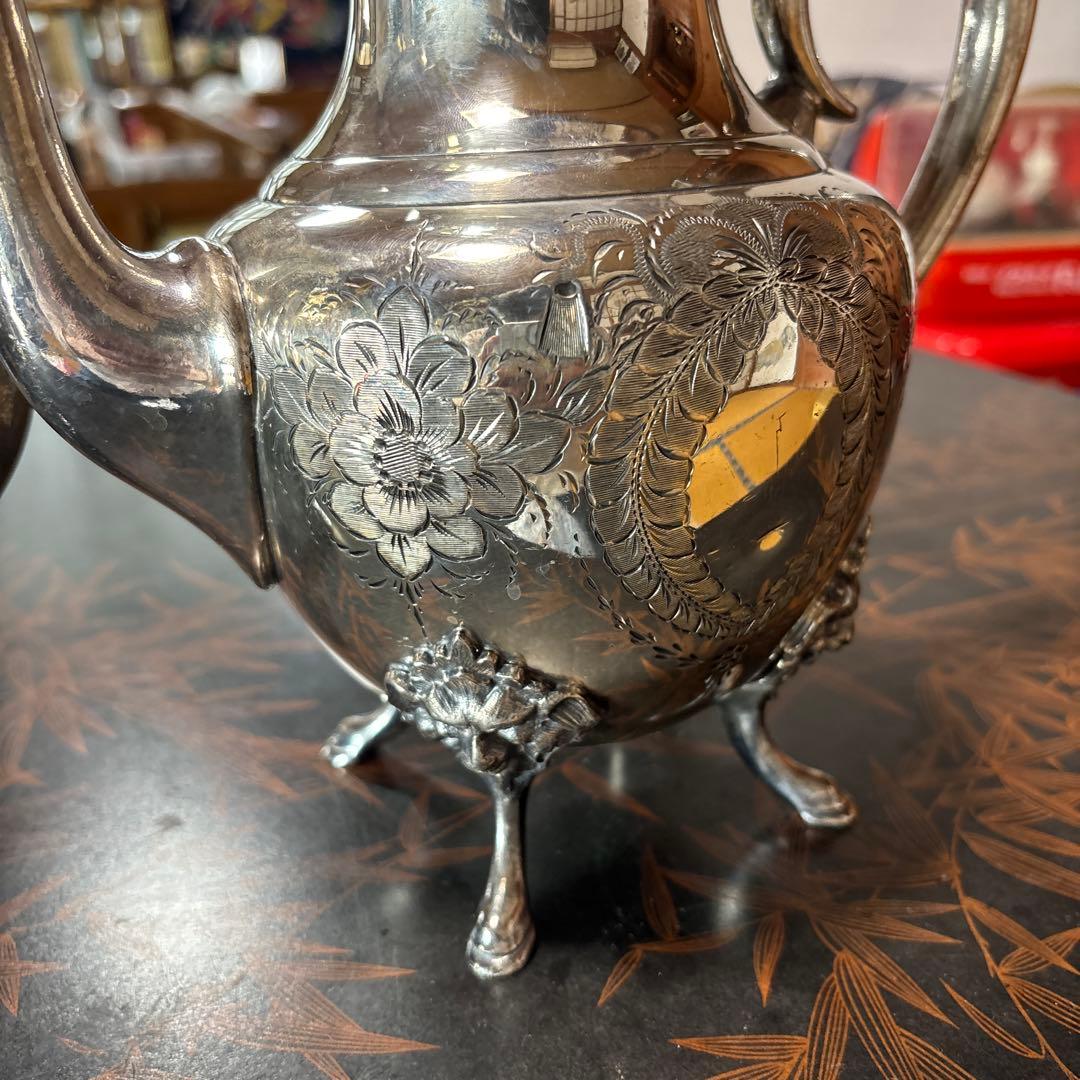 銀メッキ ティーポット