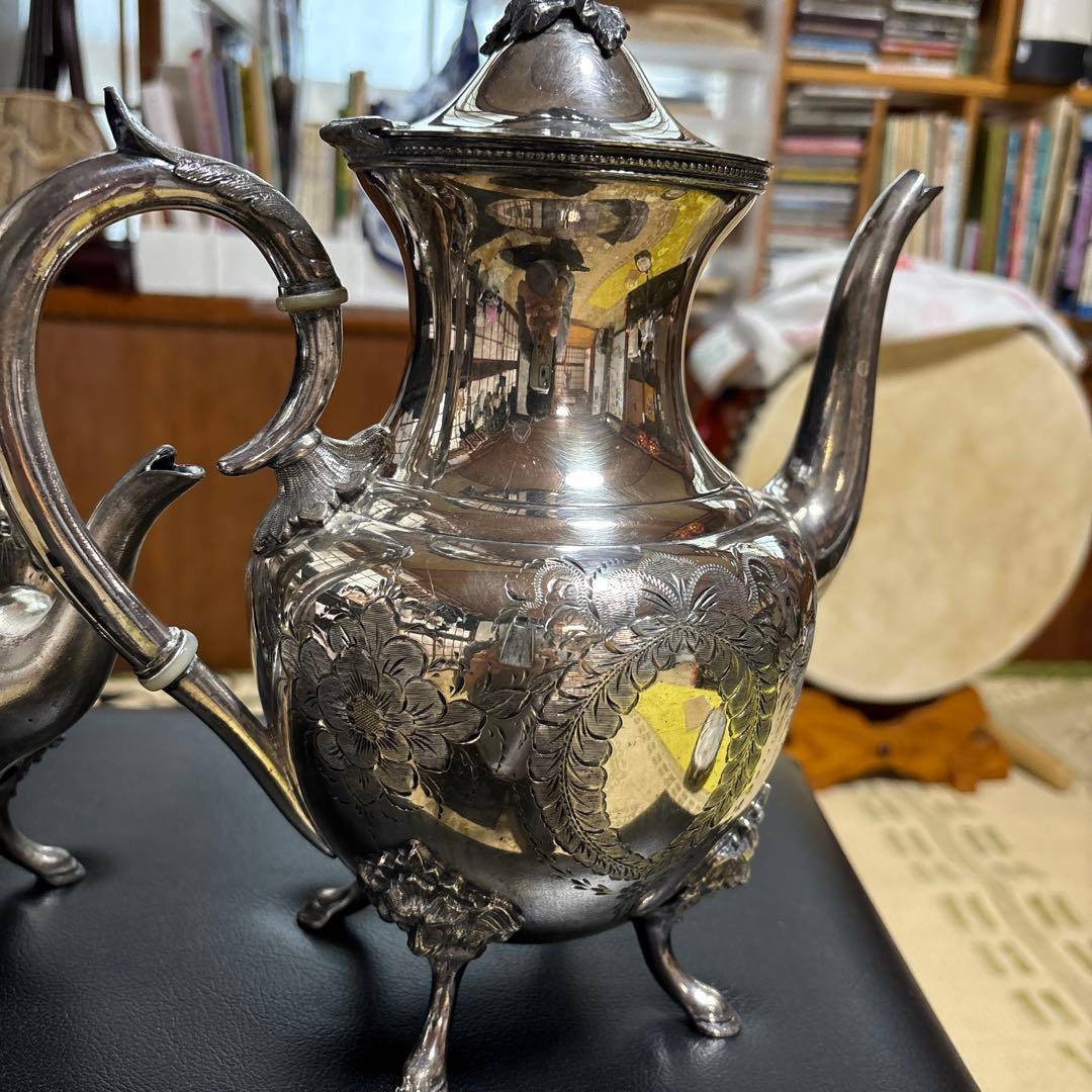 銀メッキ ティーポット