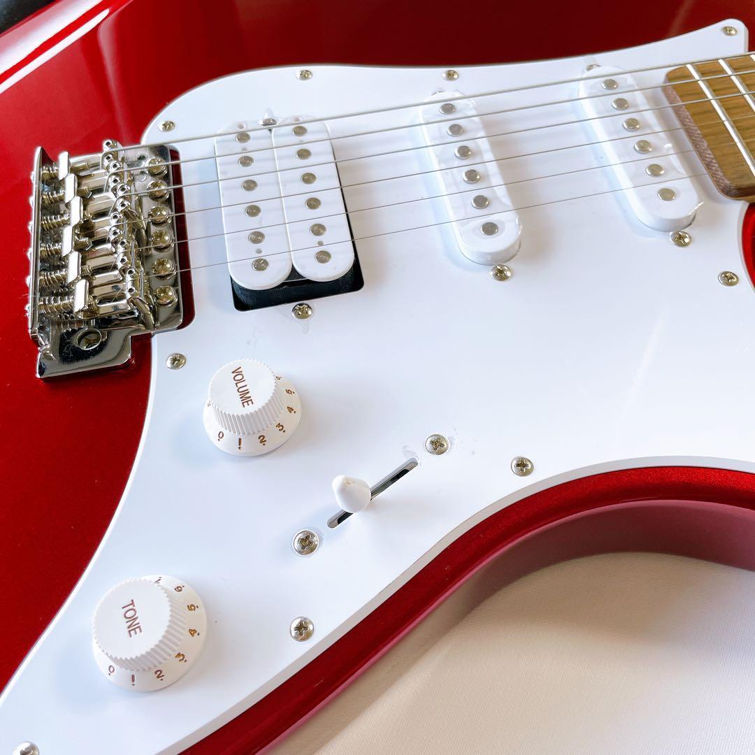 付属品&ケース付き　YAMAHA パシフィカPAC012 レッド