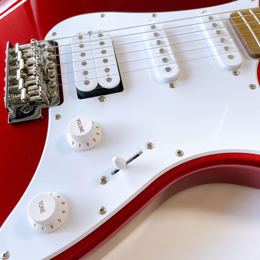 付属品&ケース付き　YAMAHA パシフィカPAC012 レッド