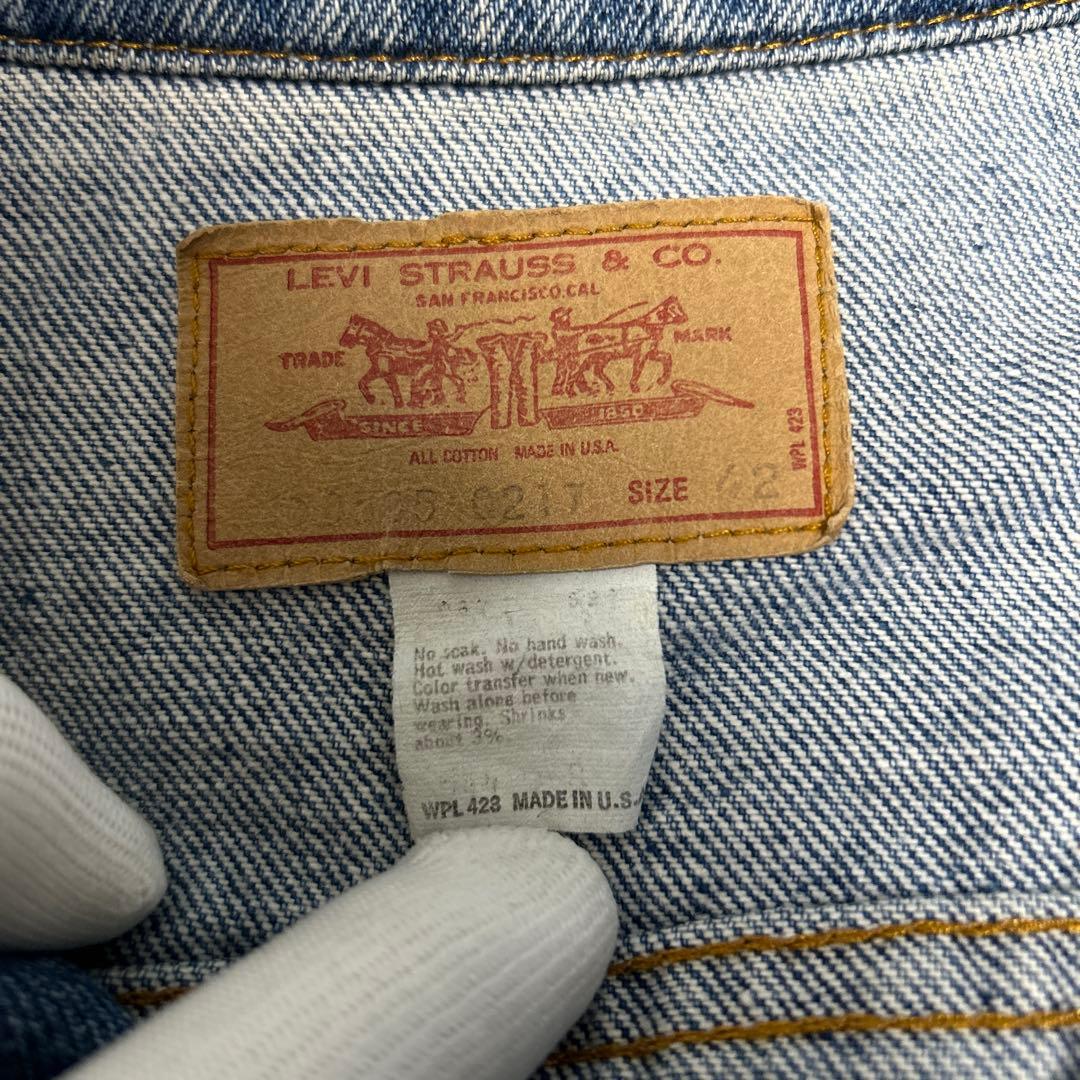 LEVI'S 70505-0217 アメリカ製　4th スモールe サイズ42