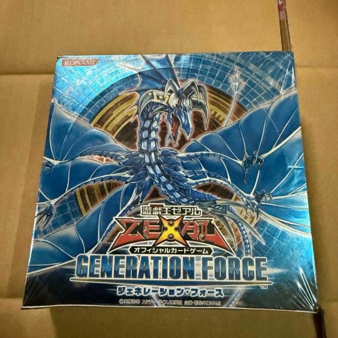 遊戯王 ジェネレーションフォース 新品未開封BOX シュリンク付き
