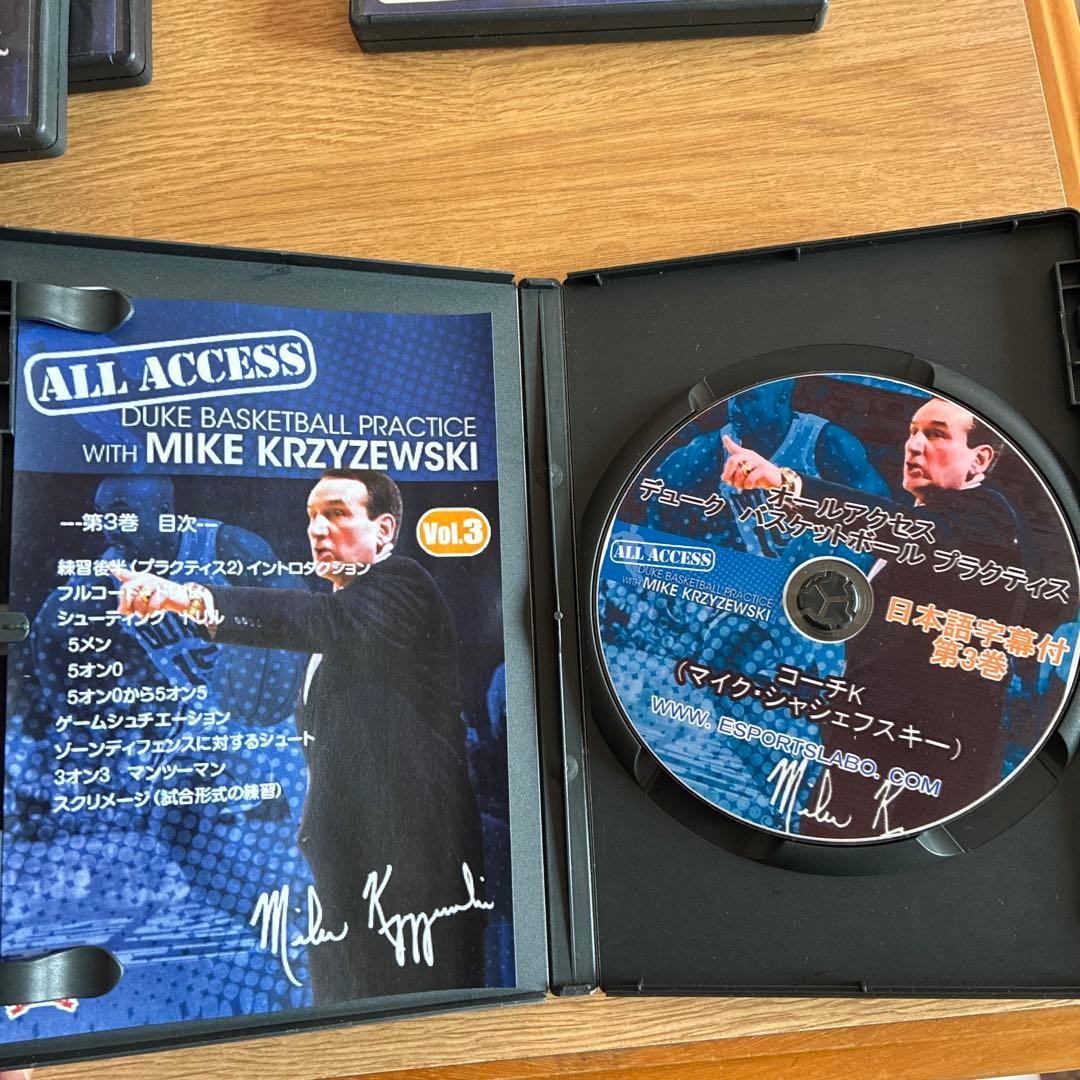 デューク大学バスケットボールプラクティス4巻セット