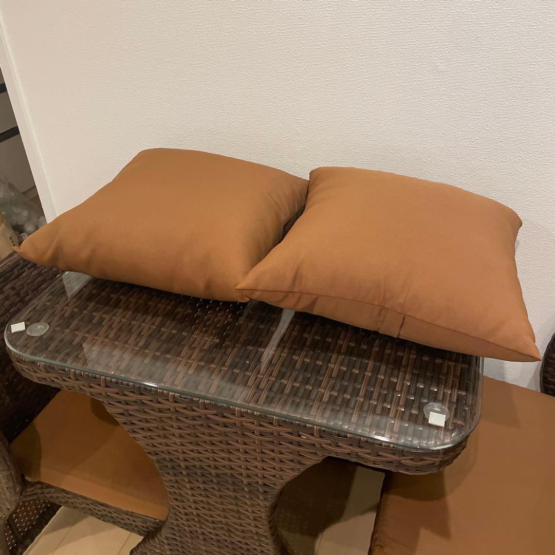 【テーブルチェアセット】ラタン製ダイニングテーブルセット