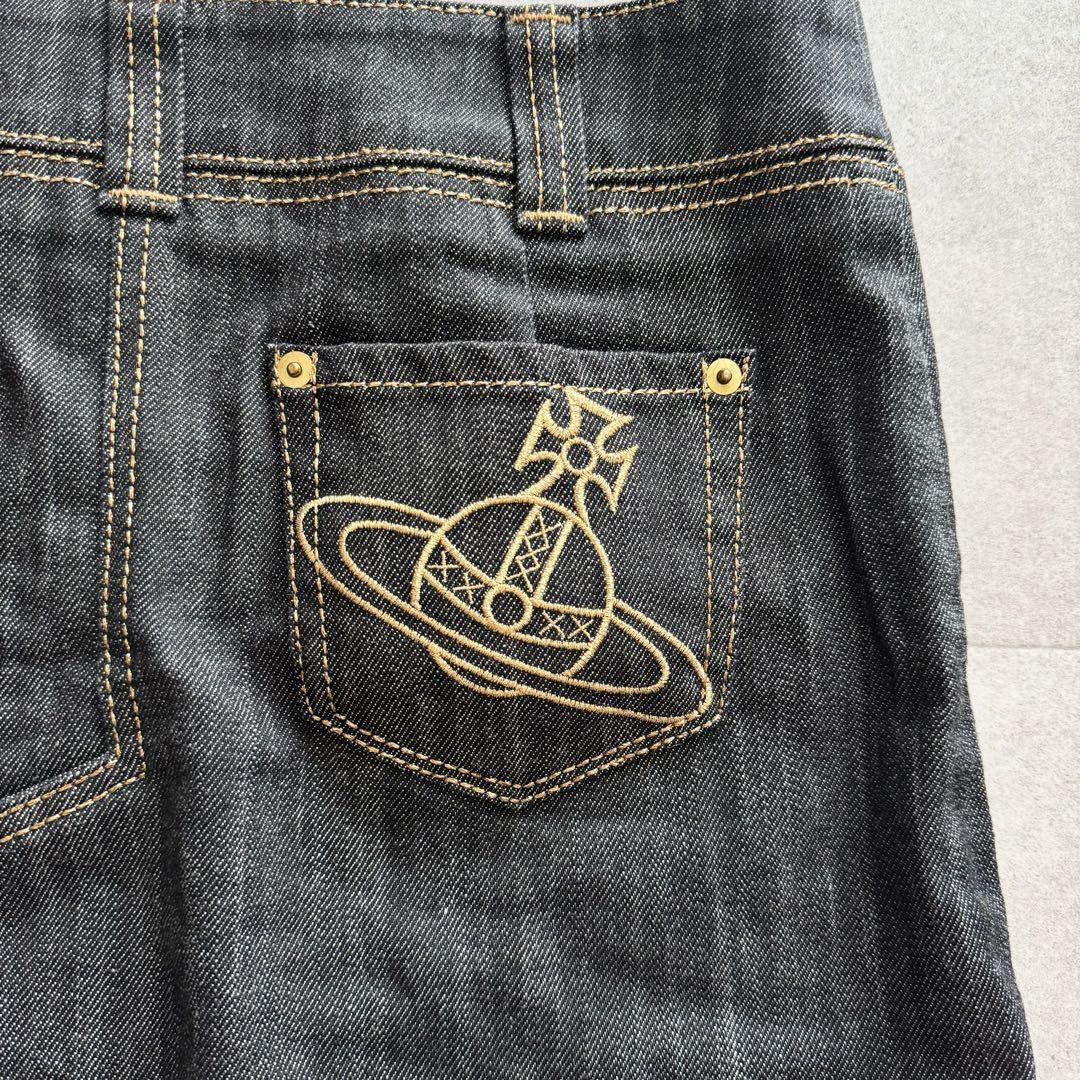 ヴィヴィアンウエストウッドレッドレーベル ミニスカート デニム