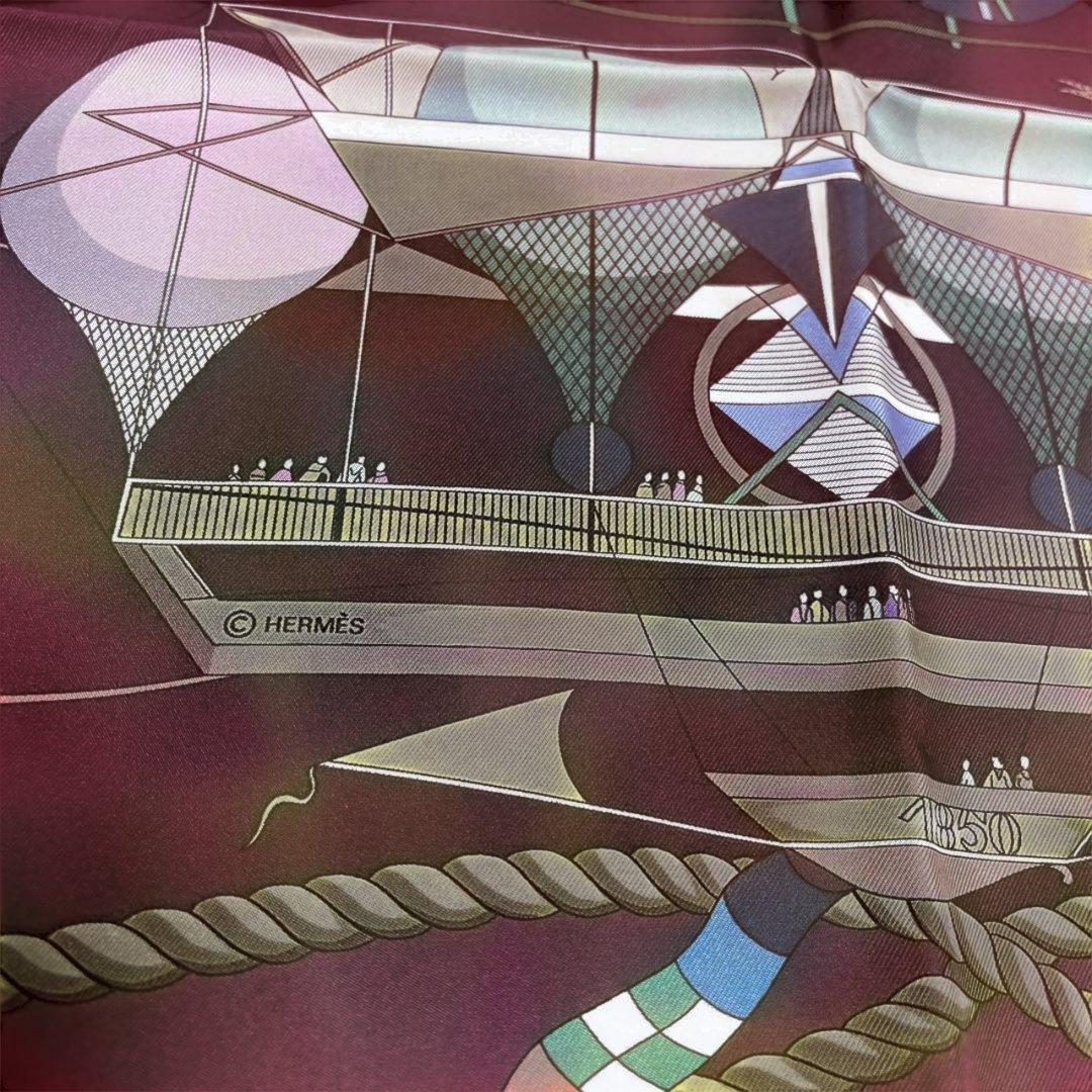 HERMES シルクスカーフ 大気の狂気90✖️90