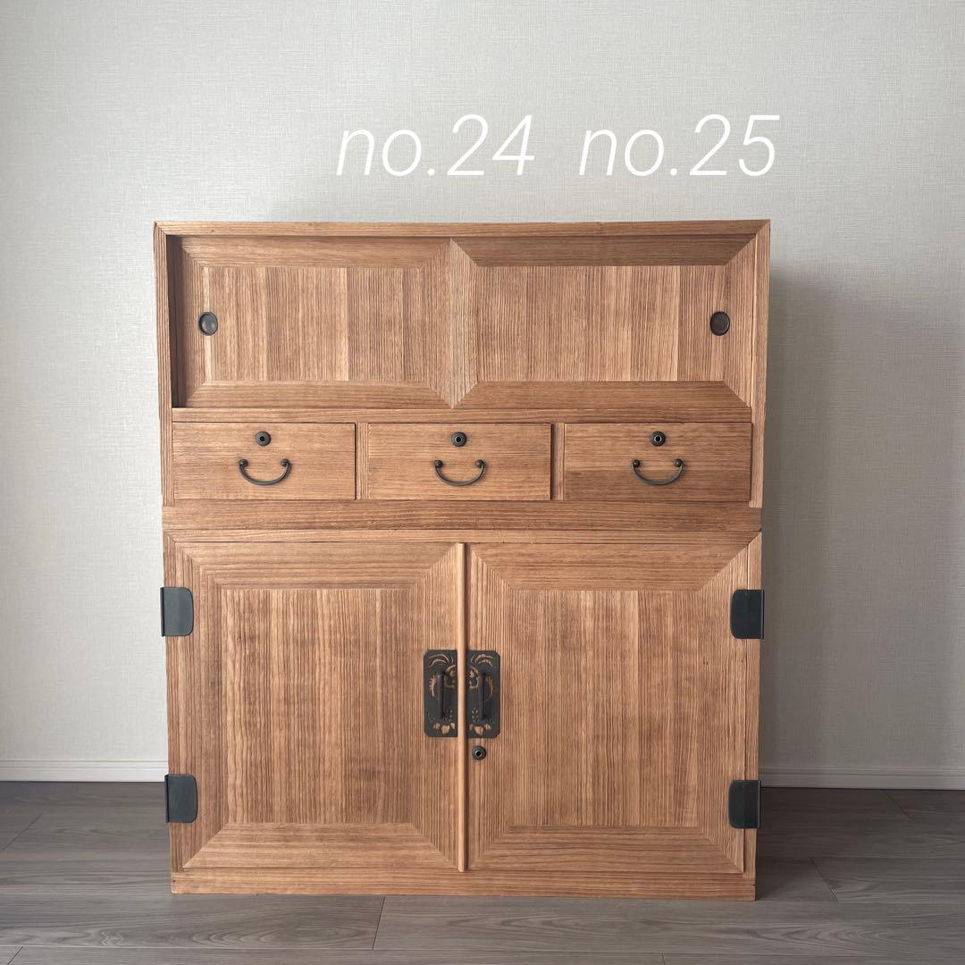 オーバル鏡面仕上げ 8段チェスト☆花 百合 小鳥☆花台/電話台