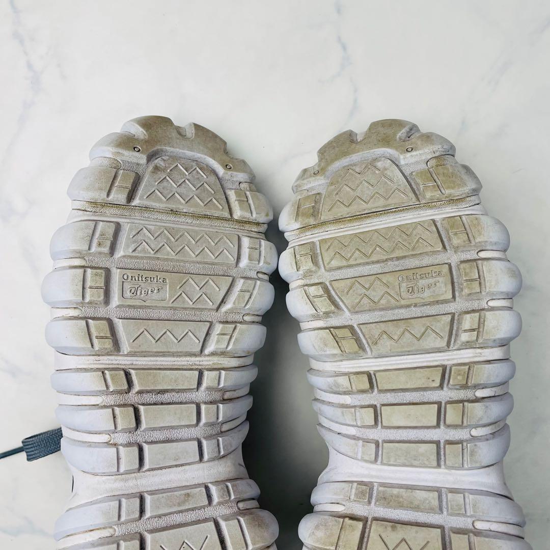 【名作】Onitsuka Tiger DENTIGRE 厚底 白 本革 23.5