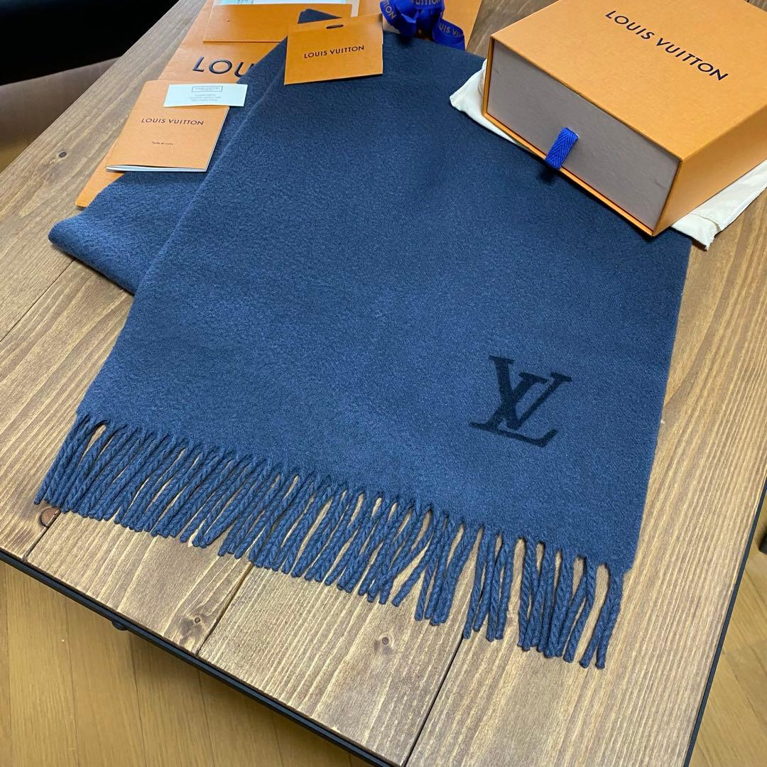 新品✨LV高級カシミヤマフラー❗️ヴィトンマフラー　カシミヤ　ヴィトン　マフラー