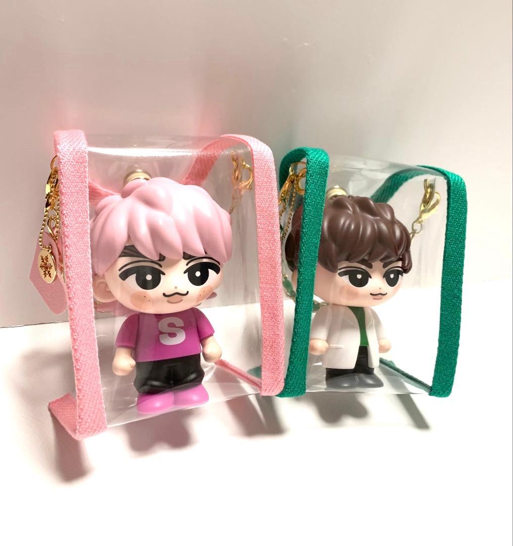 優姫☆必ずプロフ必読です　すのチルソフビポーチ　ピンク　緑　Man