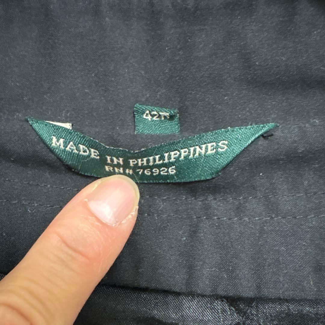 LAUREN ラルフローレン ステンカラーコート 42R ライナー付き L〜XL