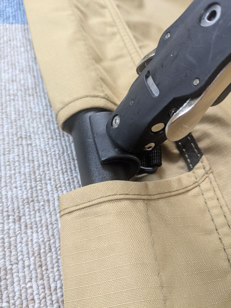 WAQ 2WAY フォールディング コット　（色:タン）【説明欄要確認】