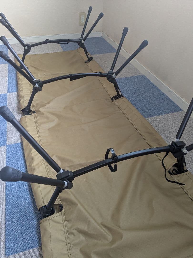 WAQ 2WAY フォールディング コット　（色:タン）【説明欄要確認】