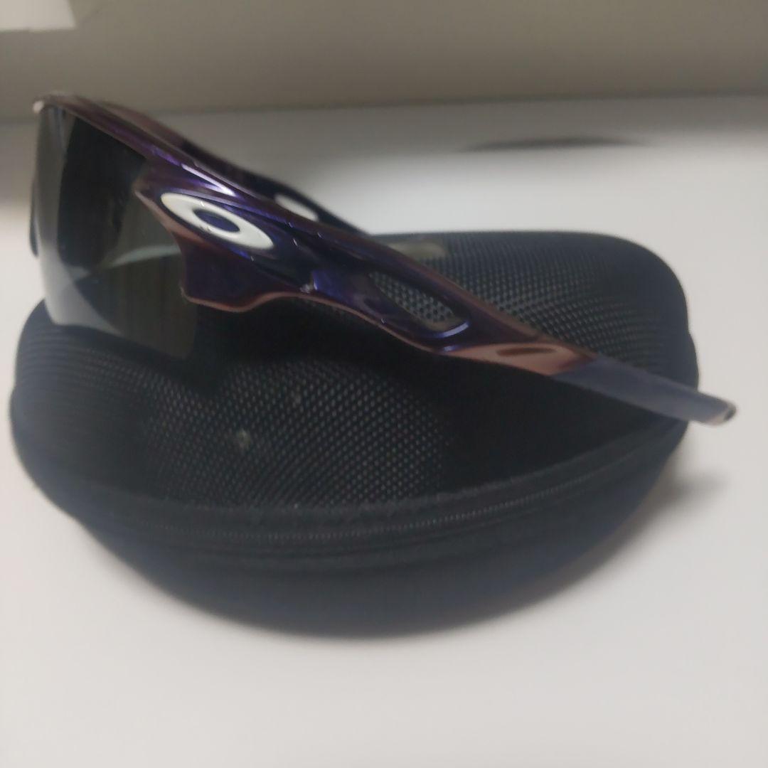 今週末で処分‼️Oakley スポーツメガネ 紫 偏光レンズ ケース付き