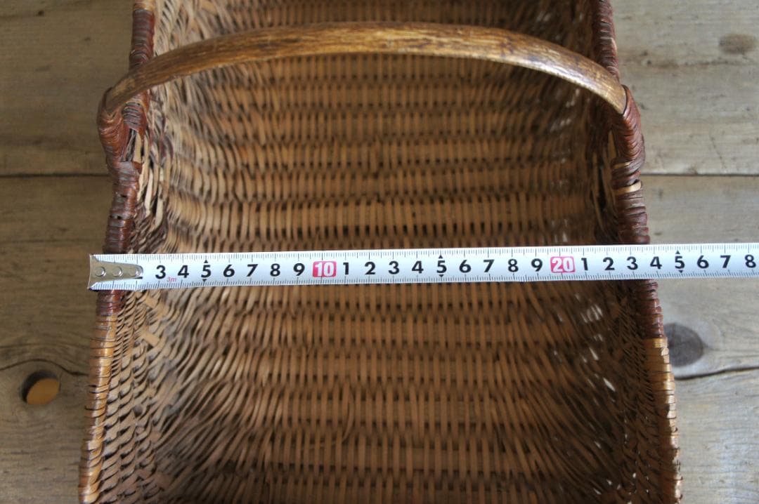 フランスアンティーク　パニエ　バスケット　ブロカント　天然生活　蚤の市