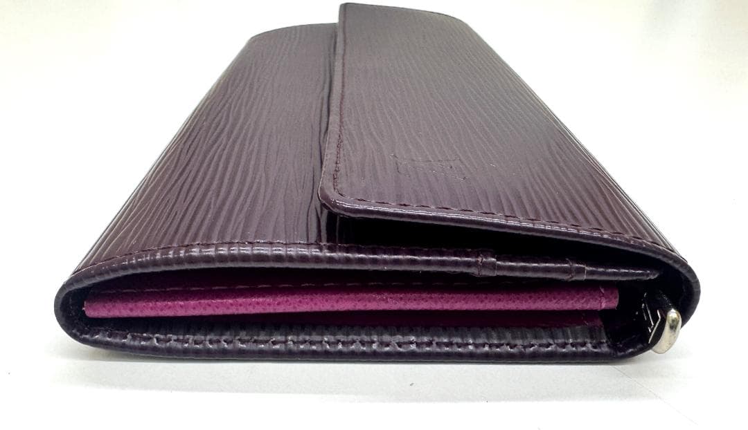 ★美品★ルイヴィトン 長財布 エピ カシス ポルトフォイユサラ パープル 紫