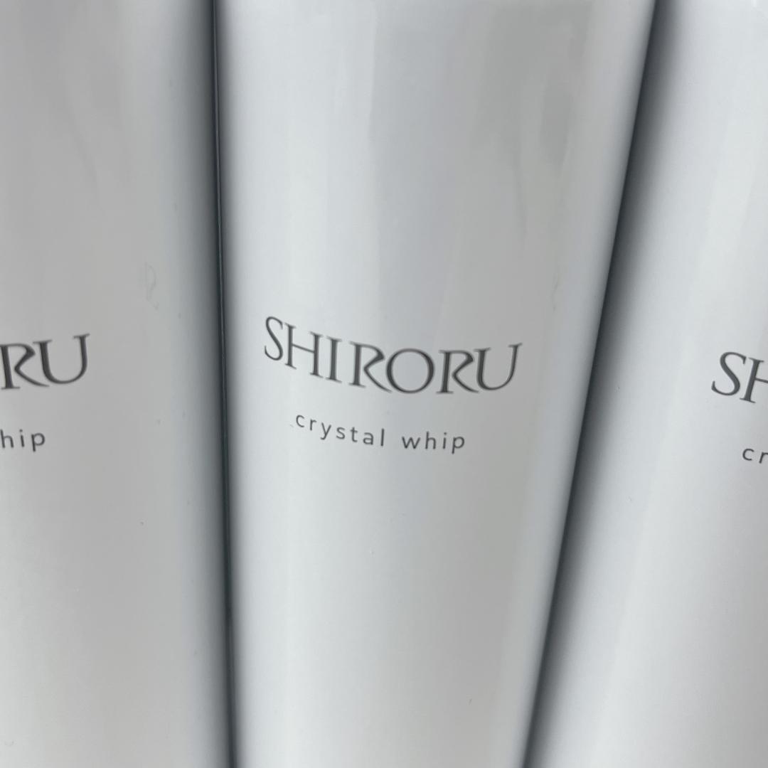 新品・未使用品☘️ SHIRORUクリスタルホイップ　 洗顔料 120g×10本