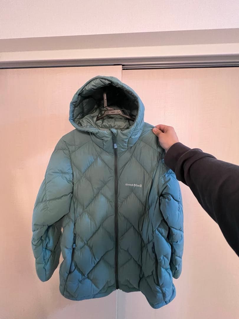着用1回❗️クリーニング済】 montbell ネージュダウンパーカーL-R